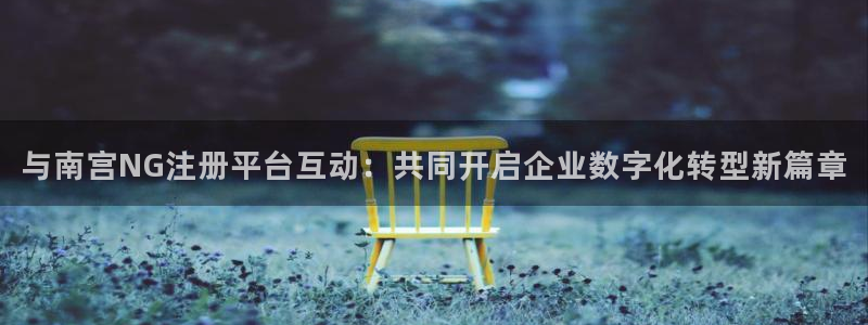 伟德国际19464代理：与南宫NG注册平台互动：共同开启企业数字化转型新篇章