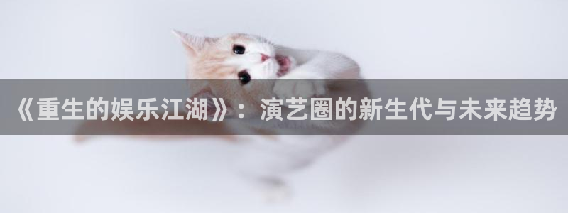 伟德国际19463官网登录：《重生的娱乐江湖》：演艺圈的新生代与未来趋势